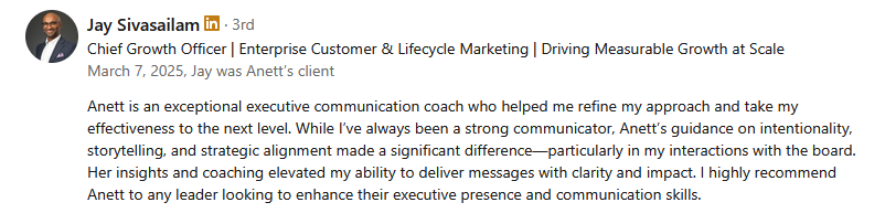 LinkedIn Recommendation