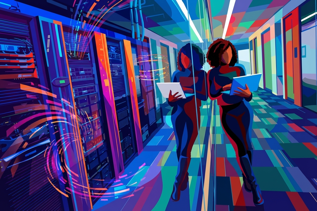 Executive commanding the boardroom with confidence