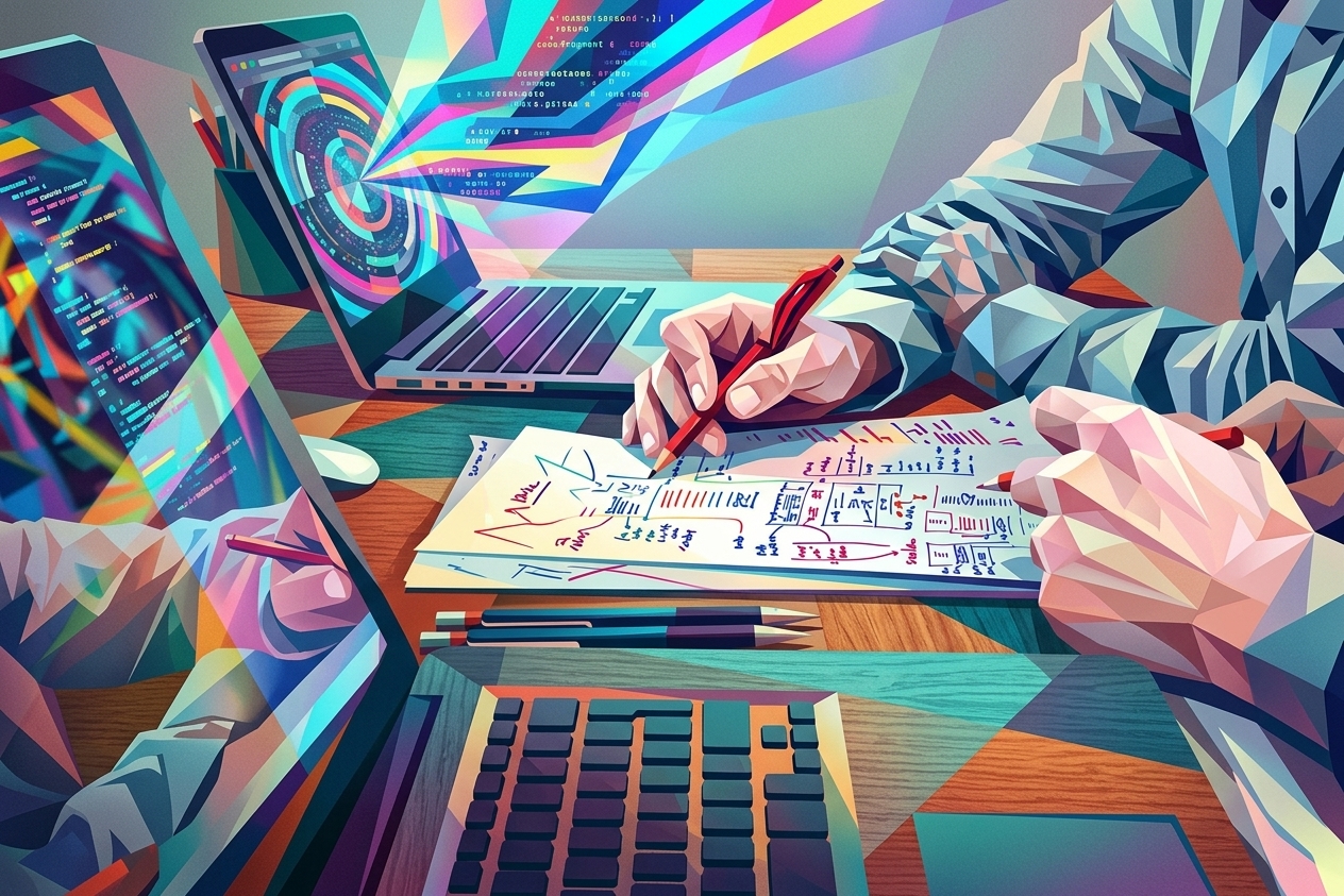 Organized executive thinking with structured clarity