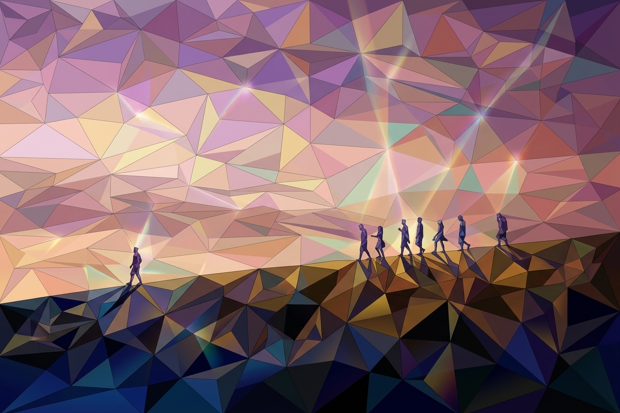 Thoughtful executive listening intently in a meeting