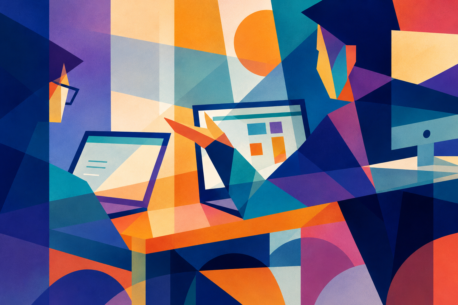 Executive aligning with challenging corporate directives authentically