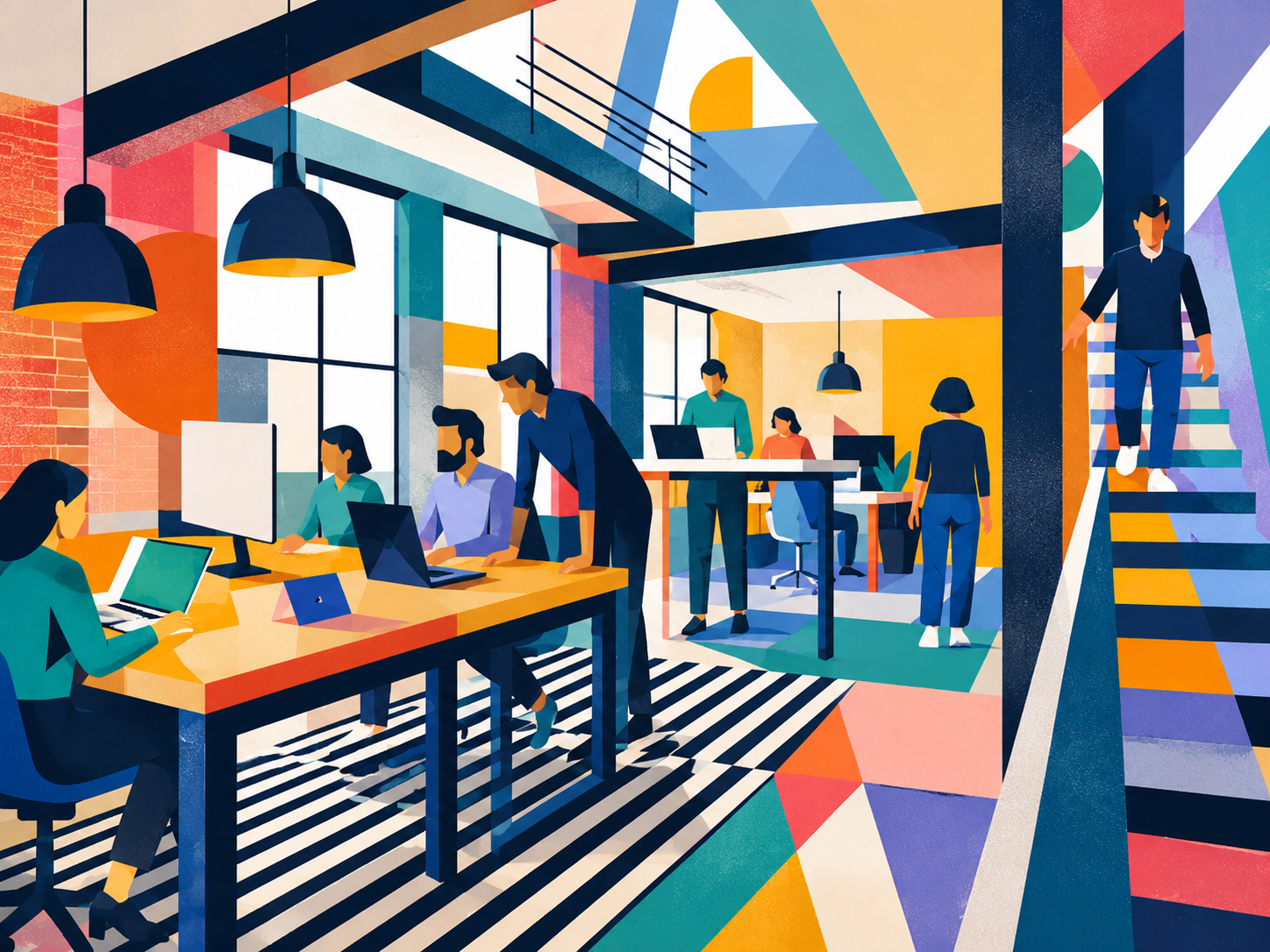 Startup founder pitching investors with structural clarity